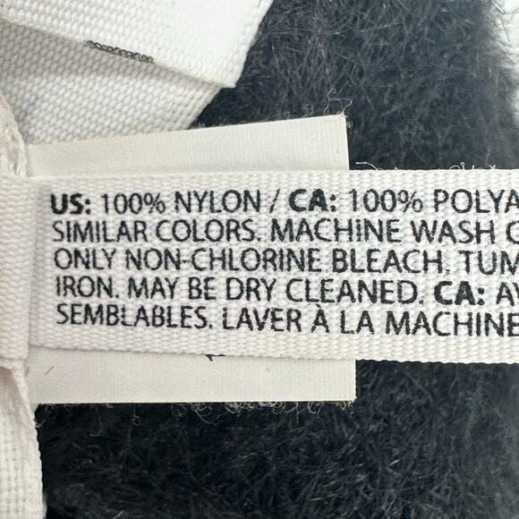 Soma Wknd Eyelash Black Open Front Super Soft Cardigan Sz Small - Picture 7 of 7